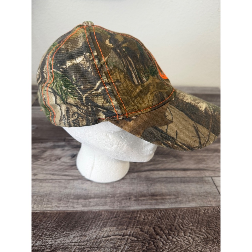 Game Winner Camo Hat OS Camouflage Orange Antler Hunting Outdoor Gorpcore